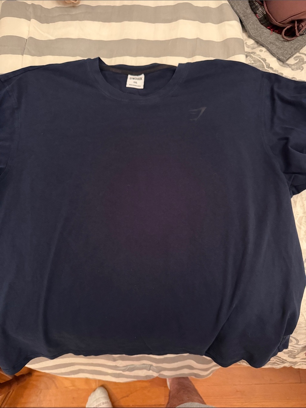 Gymshark Men’s Dark Navy Short Sleeve Crew Tee